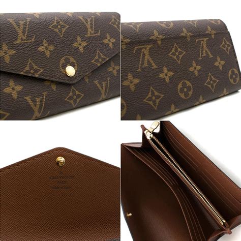 brown flower louis vuitton wallet|lv sarah long wallet.